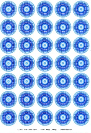 Multi Use Paper - Circles Blue